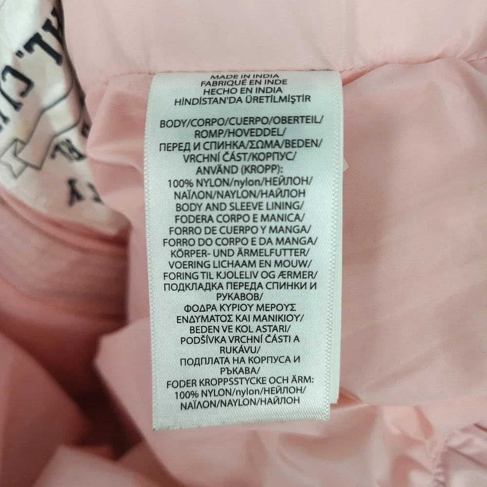 Ralph Lauren Toddler Girls Puffer Jacket Coat 24M Pink Down‎ Filled Hooded Zip